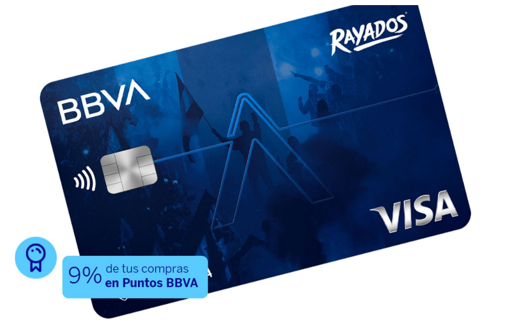 Tarjeta Rayados BBVA