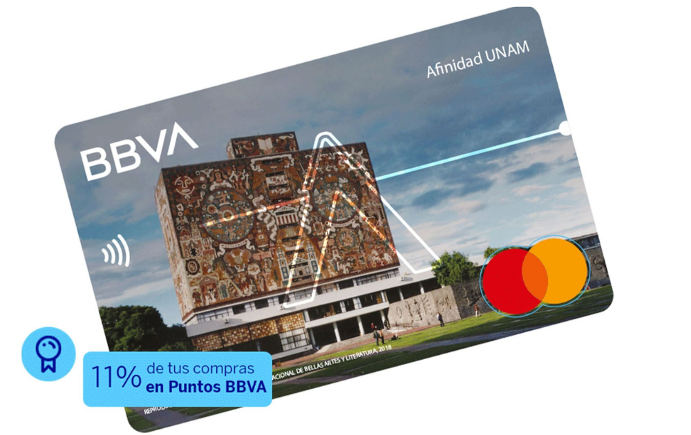 Tarjeta Afinidad UNAM BBVA